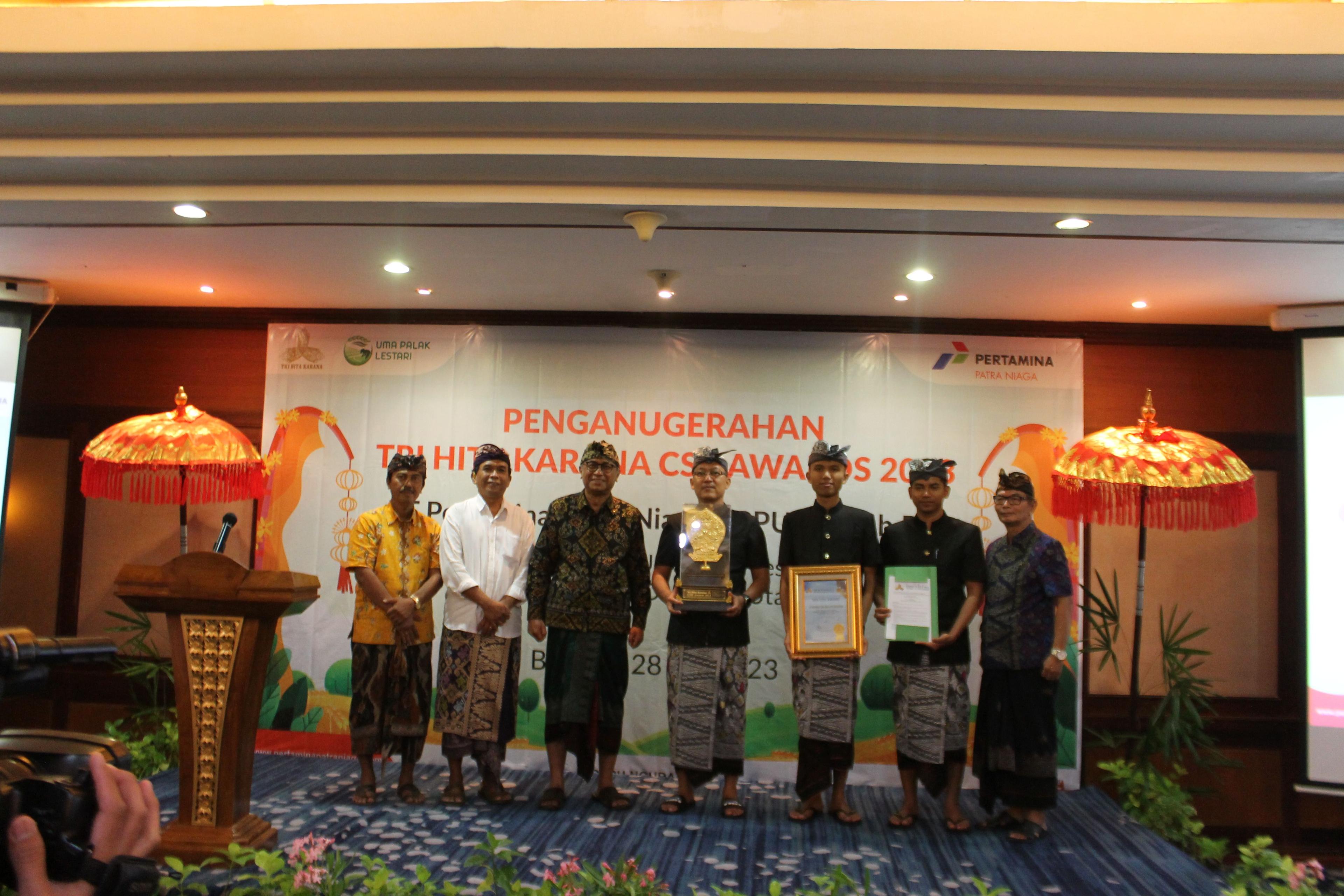 THK CSR Awards, Pertamina Patra Niaga DPPU Ngurah Rai Konsisten Kembangkan Pertanian